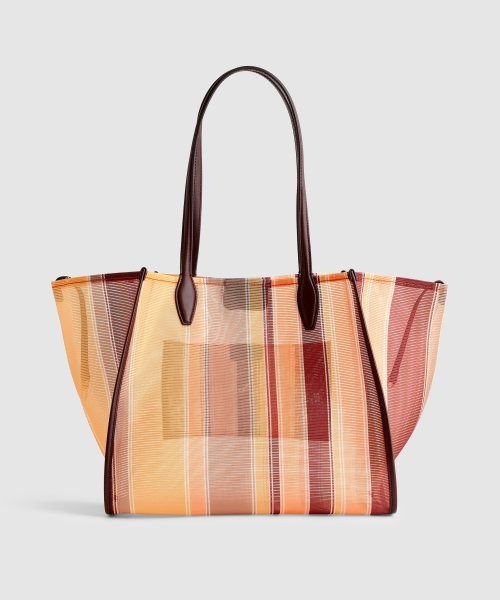 Good Stylists Orange Lexington Tote Spacious Faux Leather Shoulder Bag