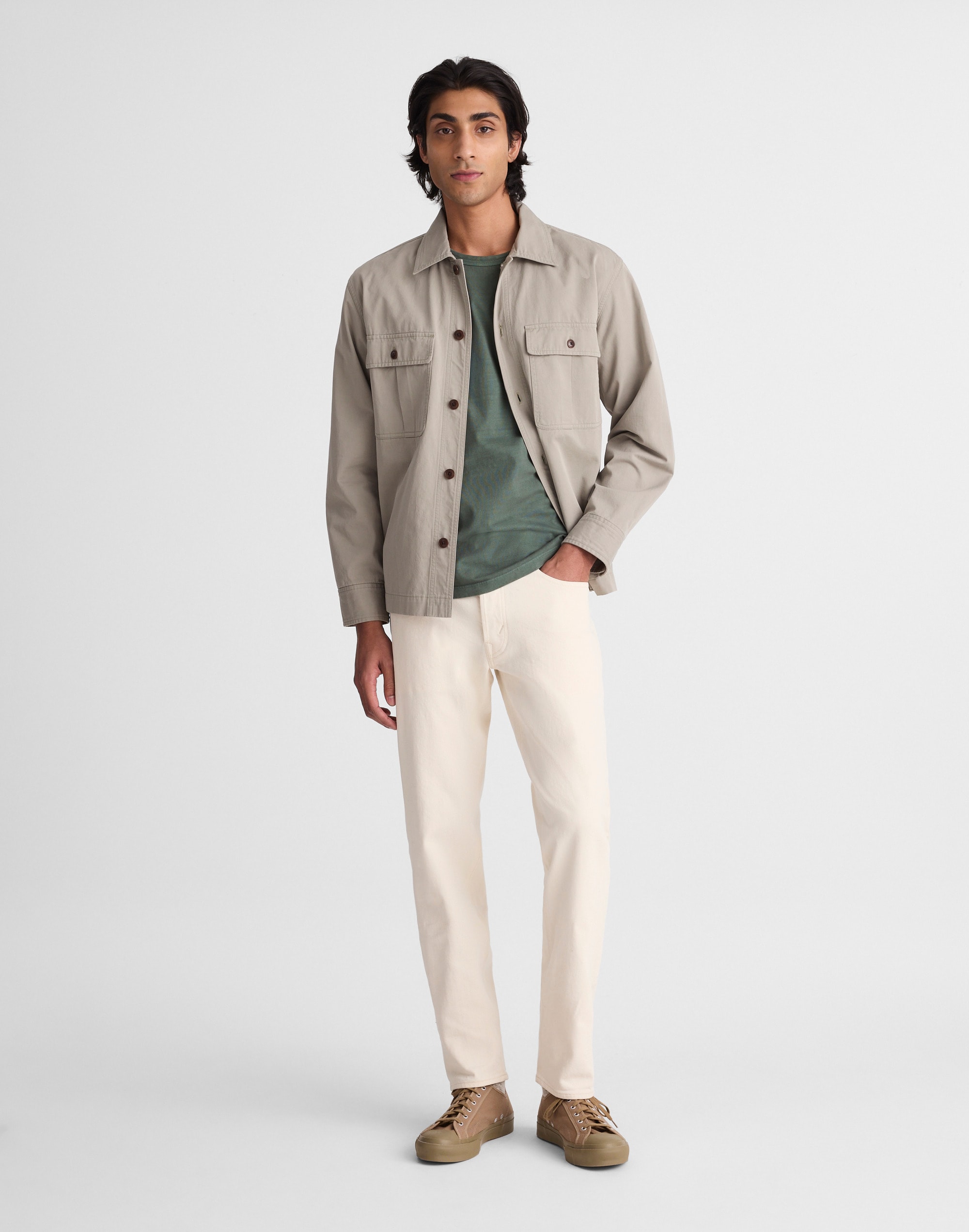 Timeless Straight Leg Dark Indigo Cotton Trousers Versatile Menswear