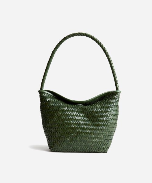 Good Stylists Urban Edge Woven Hobo Versatile Office Commuter Green Purse