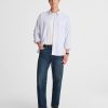 Artisan Tailored Optical White Breathable Cotton Pants Holiday Present