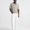 Good Stylists Deep Coastal Blue Regular Fit Tailored Casual Bottoms