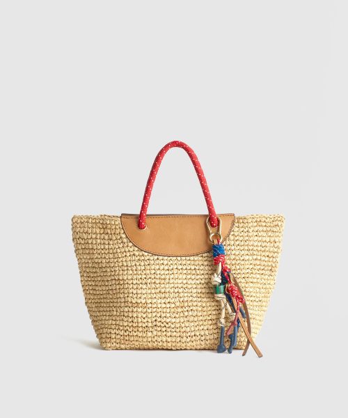 Trendy Straw Weave Mini Handbag Lightweight Summer Beige Purse Good Stylists