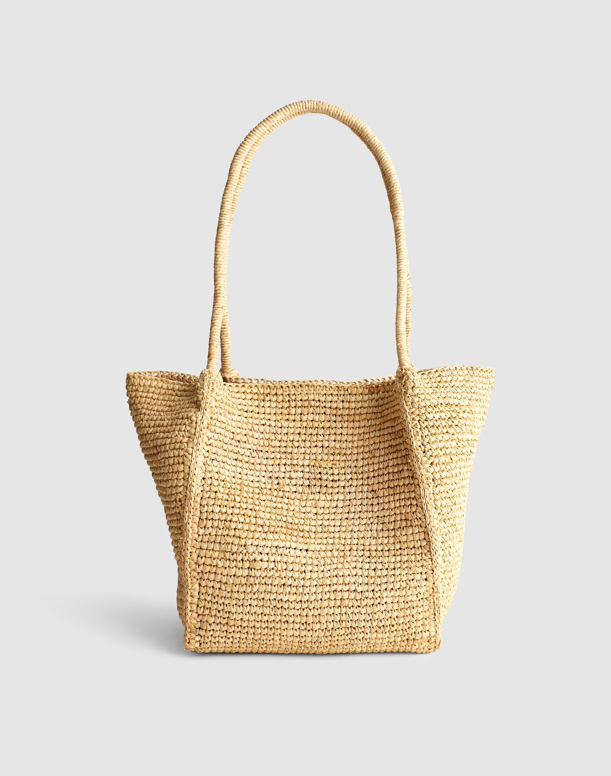 Tropical Raffia Small Shopper Cute Holiday Beige Beach Tote Good Stylists